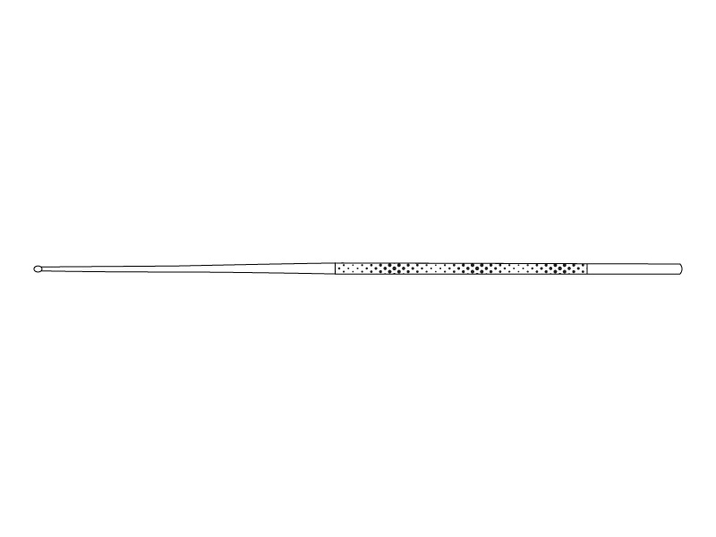 RHOTON ANGLED MEATAL CURETTE 1x2MM CUP